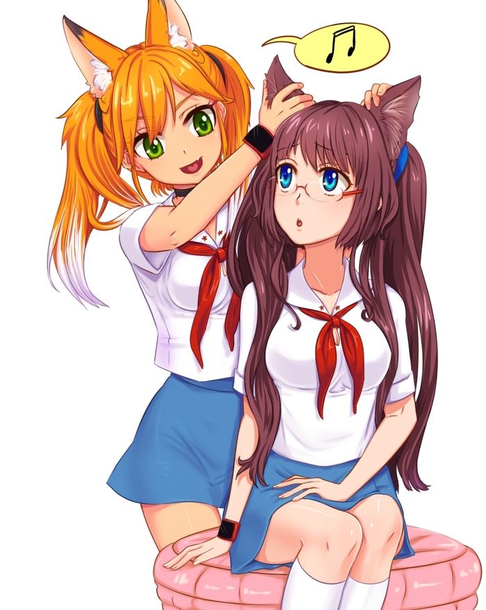 news - My, Moonworks, Orikanekoi, Marina Sidorova, Nastya Mironova, Visual novel, EON, Anime, Not anime, Longpost