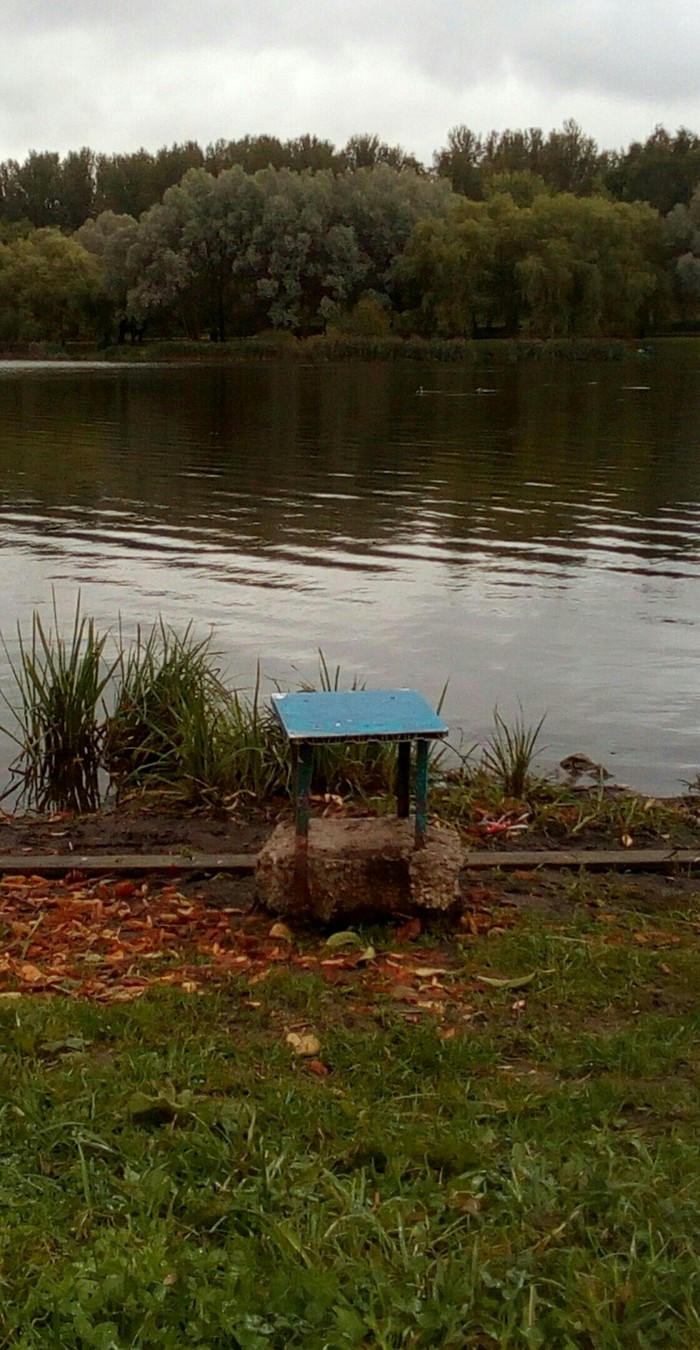 Security level 80 lvl. Part 2. - My, Protection, Nature, Lake, Fishing, Stool, Safety, Humor