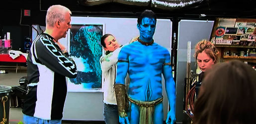 How Avatar was filmed - Part 3 - Avatar, James Cameron, GIF, Text, Interesting, Longpost, Sam Worthington, Zoe Saldana