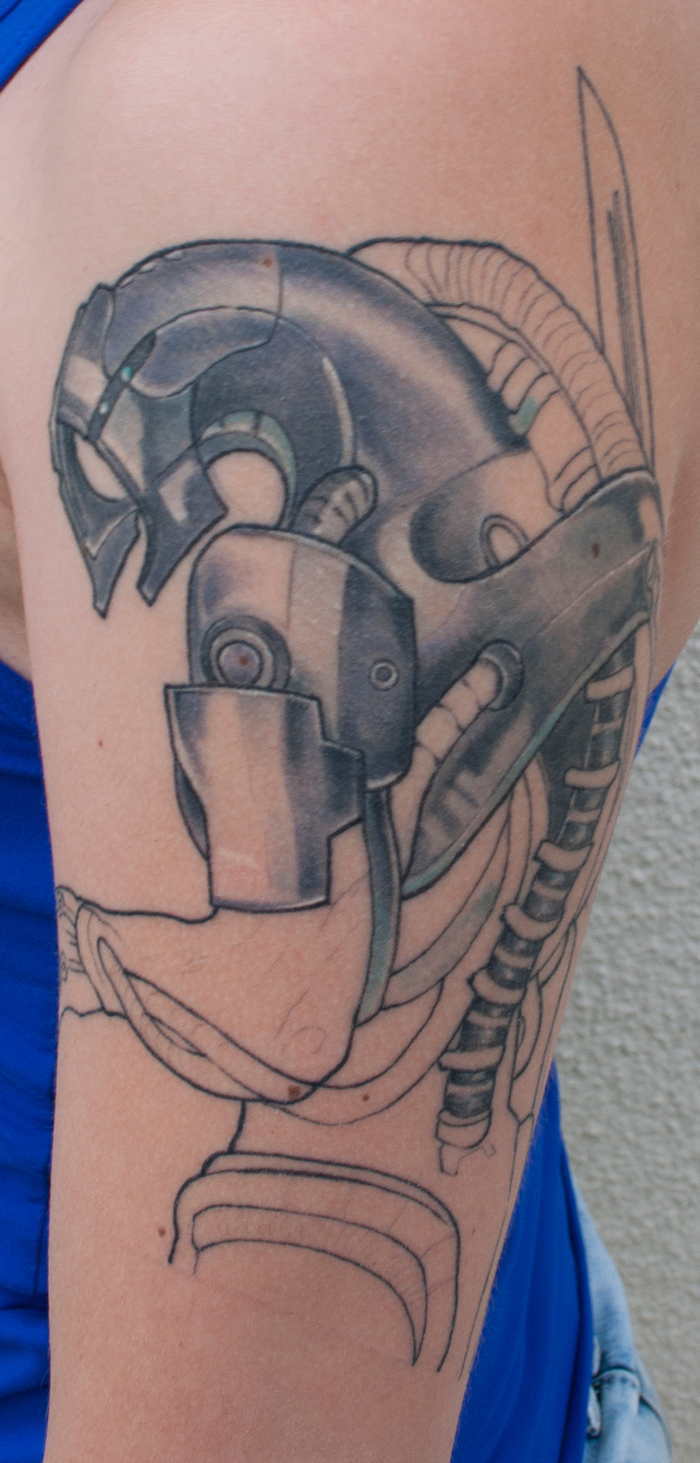 Татуировка Легион Тату, Legion, Mass Effect, Геймеры, Длиннопост