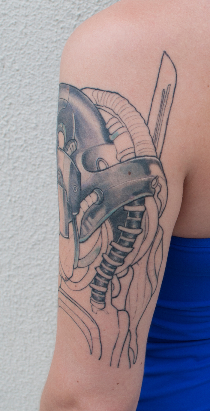 Татуировка Легион Тату, Legion, Mass Effect, Геймеры, Длиннопост