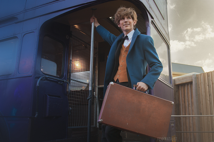 Family cosplay - Newt Scamander - My, Cosplay, Newt Scamander, London, Travels, Russian cosplay, Harry Potter, Fantastic Beasts and Where to Find Them, Longpost
