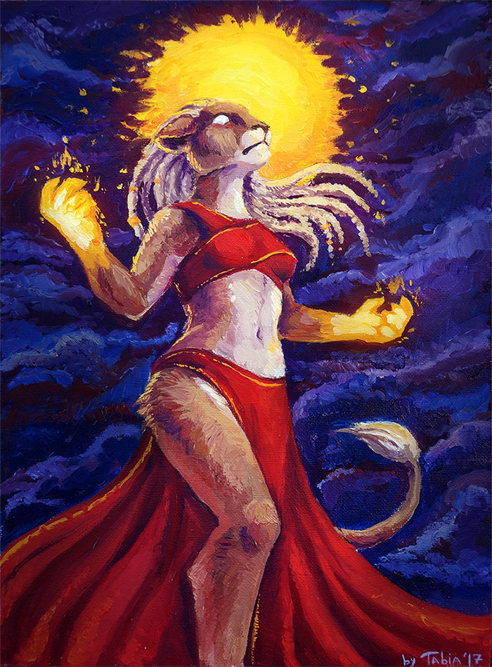 Сехмет - Моё, Фурри, Арт, Сехмет, Египетские боги, Tabia, Tabia lioness, Sekhmet, Furry Art