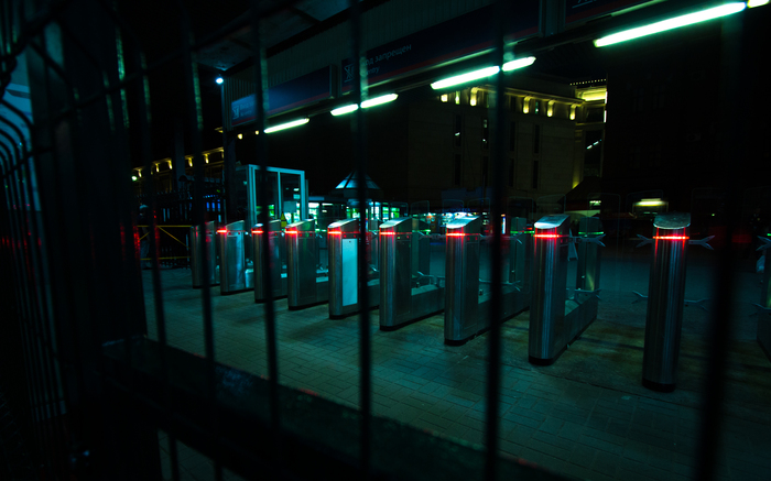 Continuing the theme of St. Petersburg cyberpunk - Night, Cyberpiter, Cyberpunk, Moskovsky railway station, Saint Petersburg, My, My, , Canon