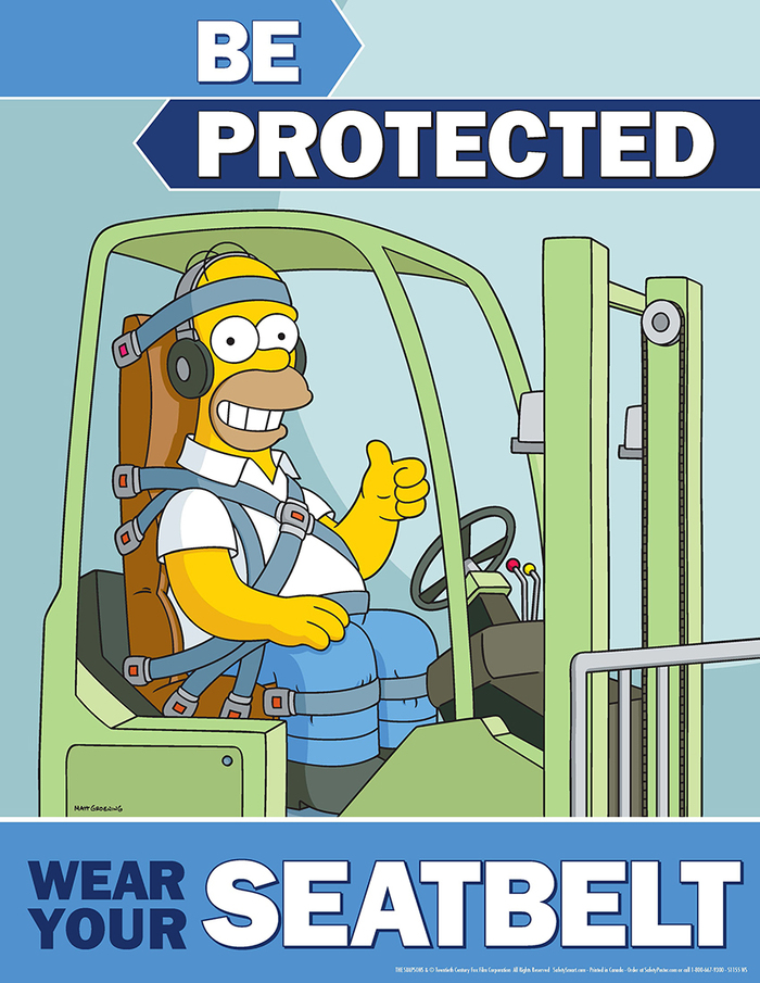 Posters The Simpsons Part 1 (Production) - The Simpsons, Poster, Production, Serials, Safety engineering, Longpost