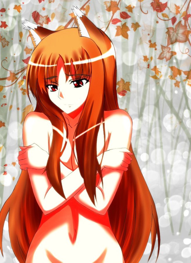 Spice and wolf - NSFW, Spice and Wolf, Horo holo, Holo, Anime art, Anime, Very, Inumimi