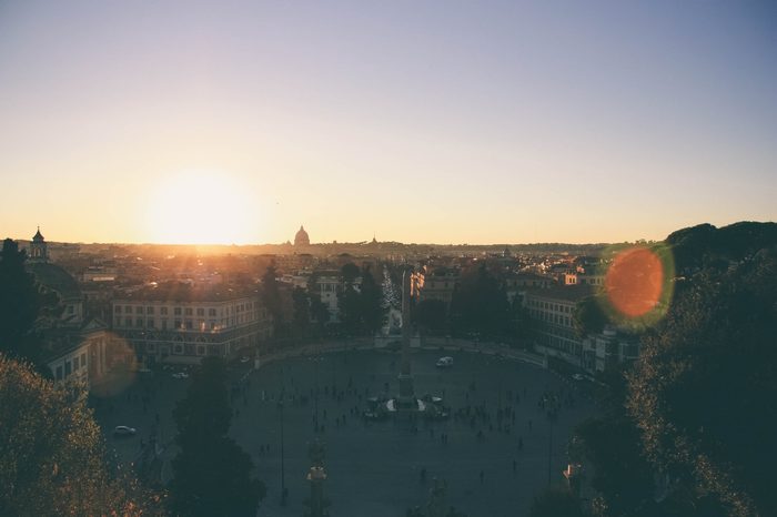 "Закат", Рим, декабрь 2014