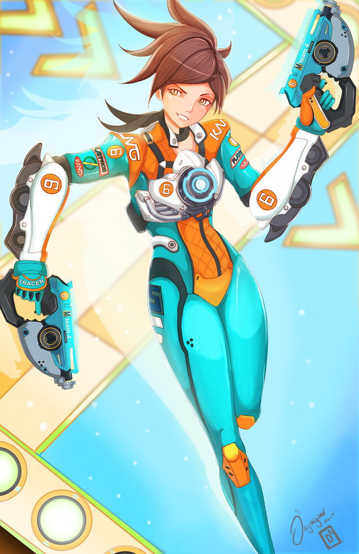  Overwatch, Blizzard, Tracer, 
