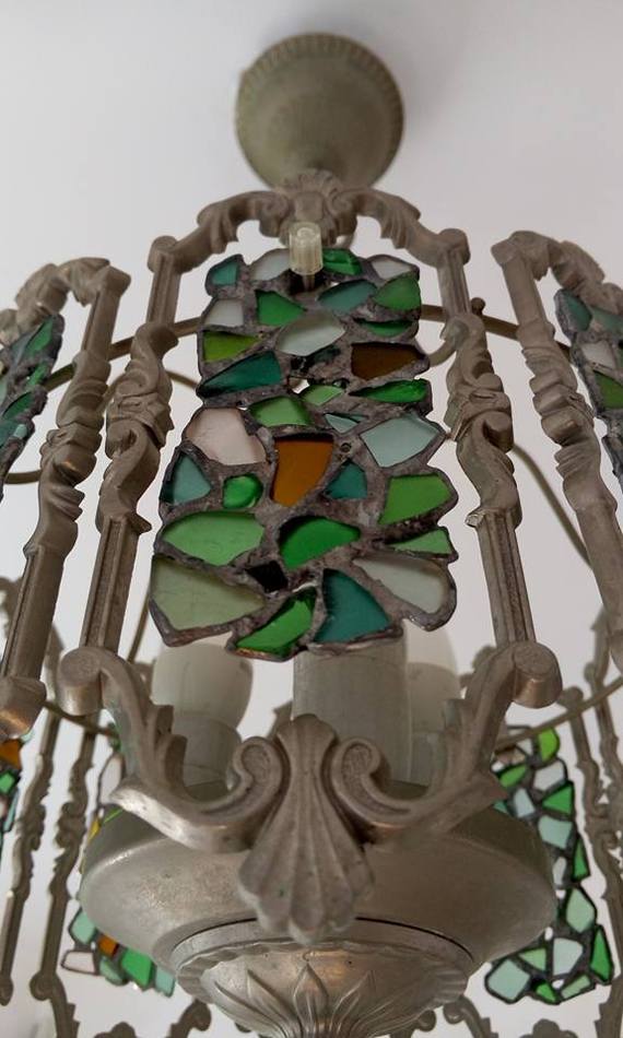 Sea glass stained glass windows - summer report :) - My, Stained glass, Mosaic, Sea glass, Handmade, My, Needlework without process, Rukozhop, Post #11487804, Longpost