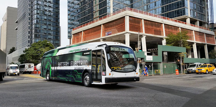 The Proterra electric bus traveled 1,770 km on a single charge. - Electric bus, Electricity, Transport, Bus, Tesla, Record, USA, Video