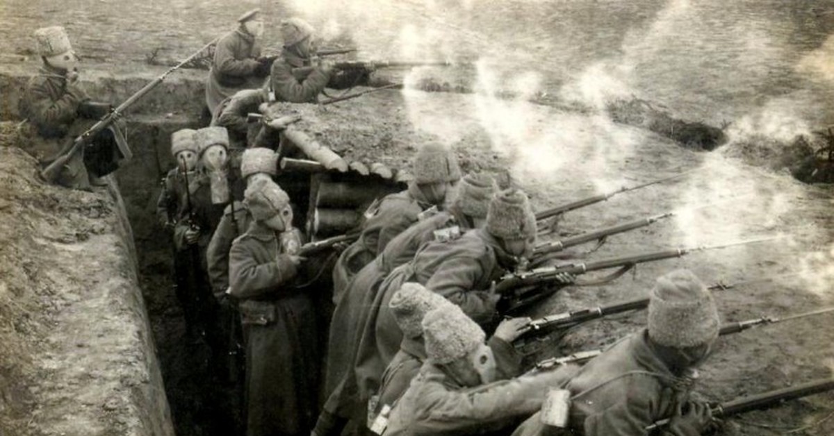 Нападение 1. Газовая атака 1915 Осовец. 1 Мировая газовая атака Осовец.
