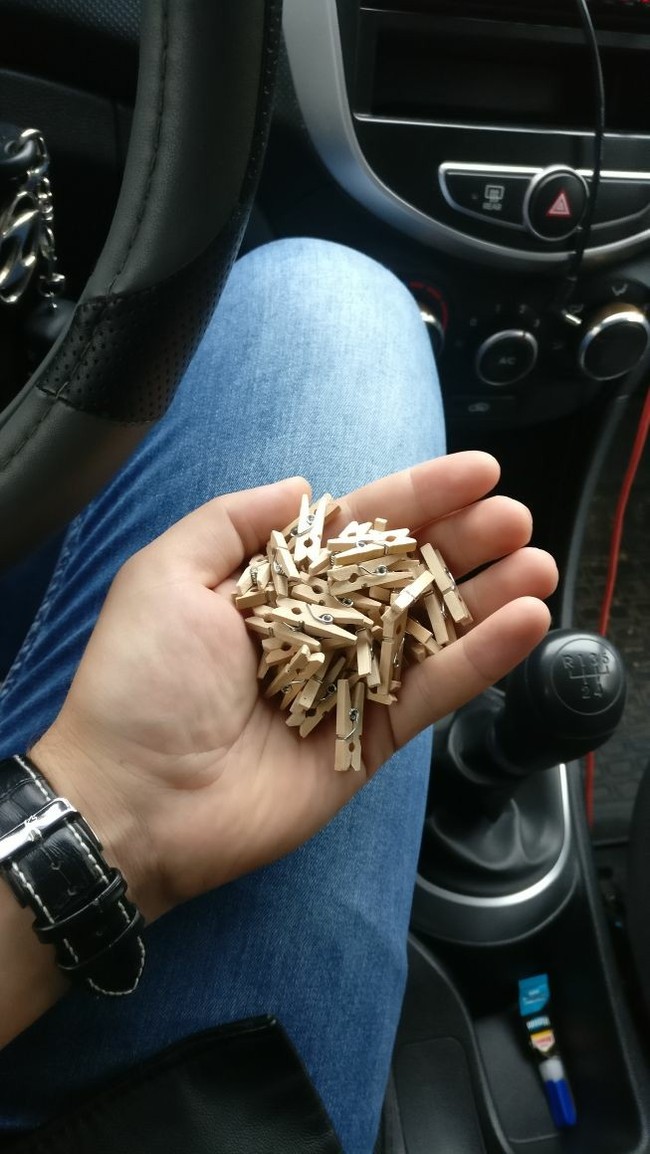 Ordered clothespins from Ali - My, AliExpress, Pin, Longpost