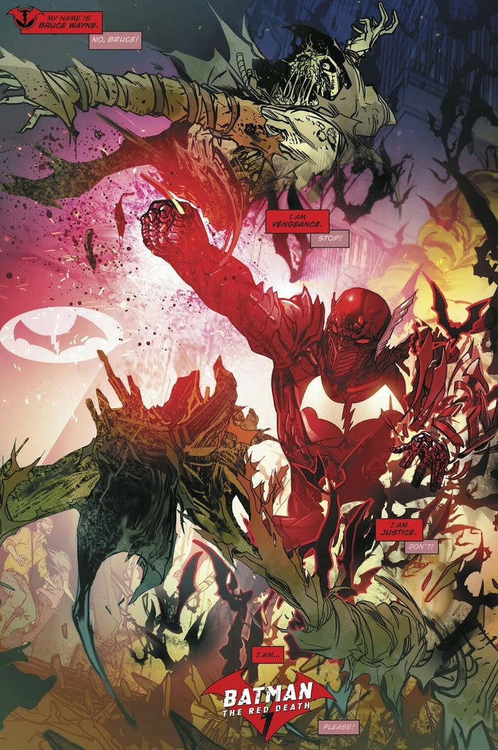 Batman Red Death kills the Scarecrow!!! - DC, Comics, The flash, Flash, Dc comics, Scarecrow, Scarecrow, Batman