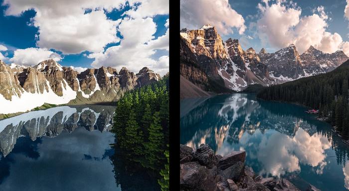 The guy recreated Moraine Lake in Minecraft - Lake, Minecraft, Clickable, 