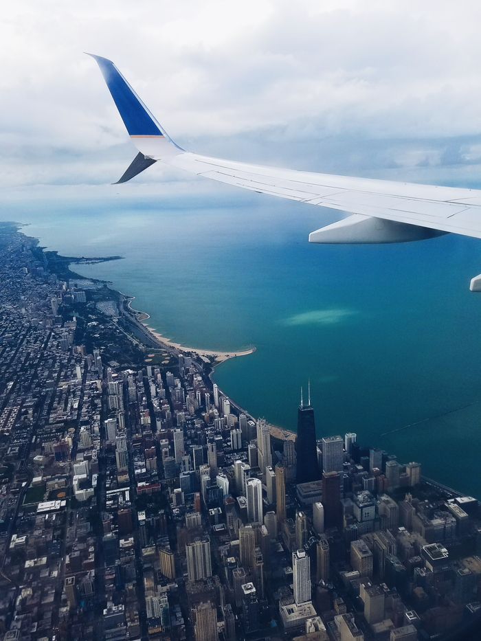 Chicago - Lake Michigan - My, My, Chicago, Airplane, Lake Michigan