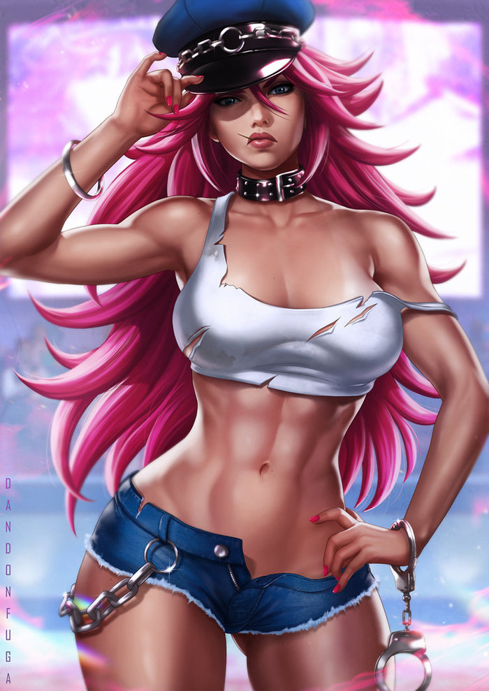 Poison - DeviantArt, Арт, Рисунок, Девушки, Игры, Street Fighter, Final Fight, Poison, , Dandonfuga