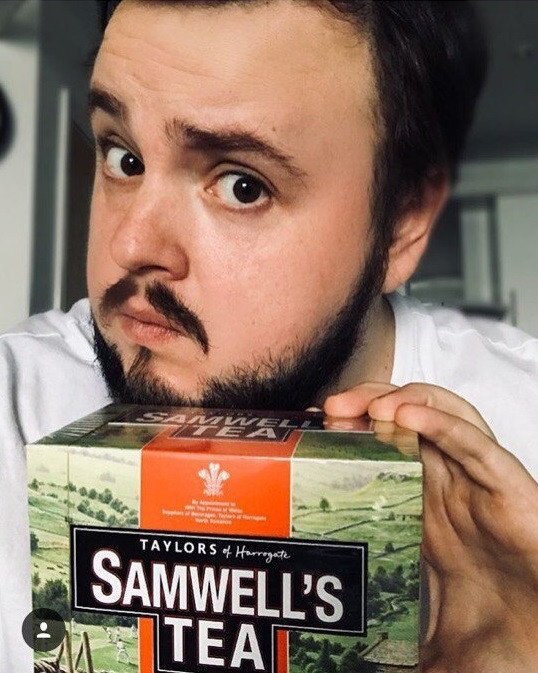 Now Sam also has his own personal tea. - Game of Thrones, Samwell Tarly, John Bradley, Tea