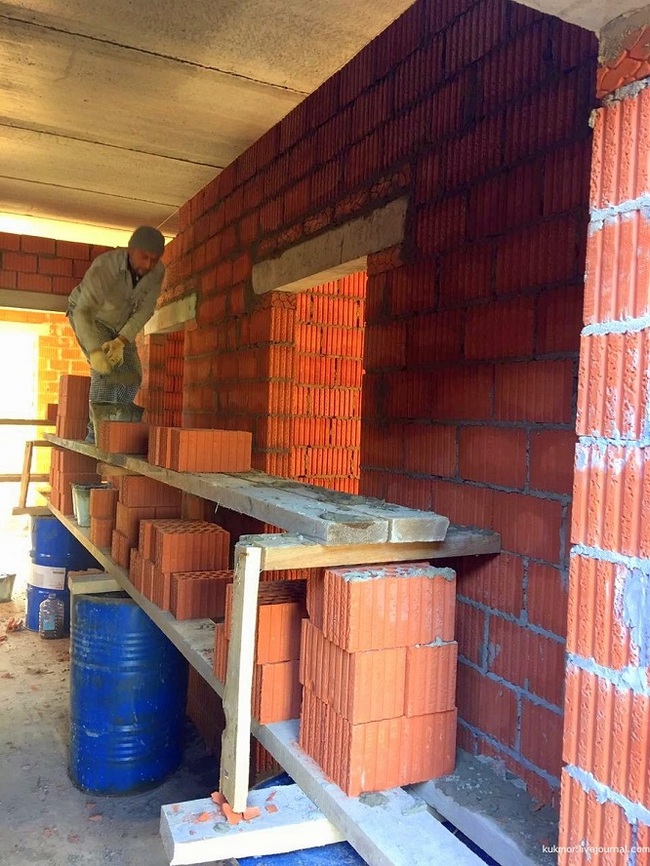 We build your house in 90 days. 43-59 days (18.09-24.09). Brick work completed - My, Home construction, My house, New building, Bricks, My, The photo, Kazan, Video, Longpost