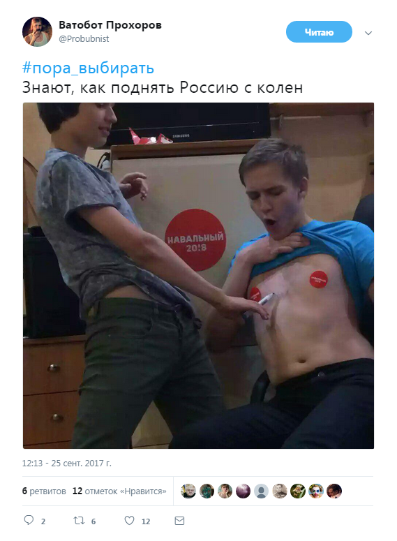 Young creative electorate - Politics, Russia, Alexey Navalny, , Idiocy