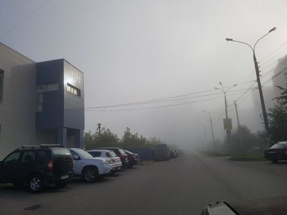 Some photos and videos of stunning fog over the Volga in Nizhny Novgorod - Fog, Volga, Nizhny Novgorod, Video, Volga river