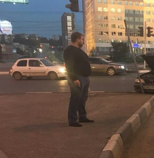 Punisher without fear: a driver appeared in Novosibirsk who rams other people's cars - , Road accident, Novosibirsk, Not button accordion, Longpost