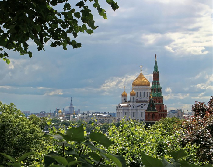 Moscow landscape - The photo, Moscow, Town, Kremlin, Capital, Landscape