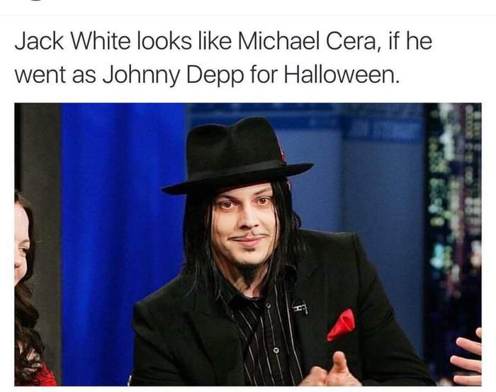The unique style of Mr. White - Jack White, Michael Cera, Johnny Depp, Style