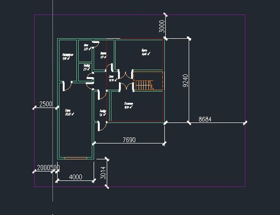 A private house. - My, New building, House, Private house, Private sector, Longpost