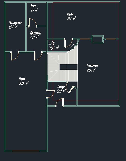 A private house. - My, New building, House, Private house, Private sector, Longpost