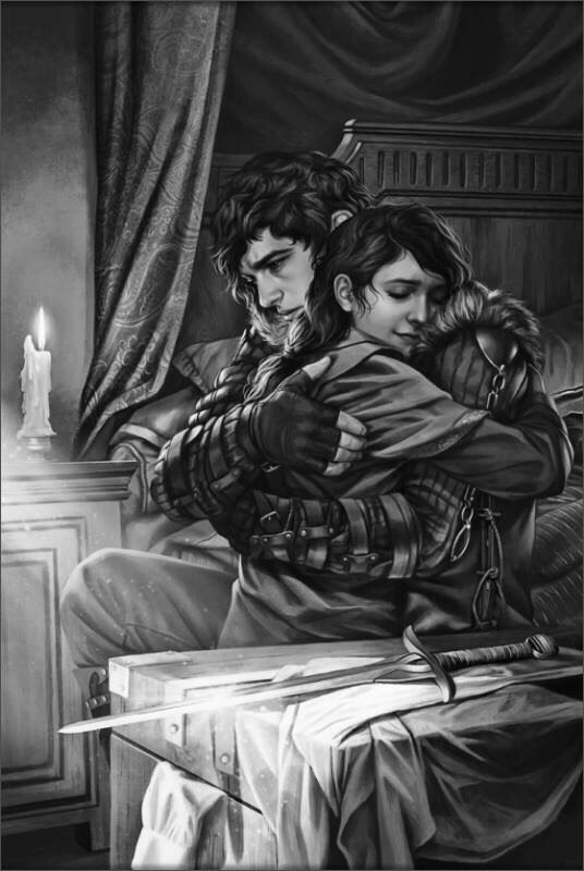 Расставание Джона Сноу и Арьи Старк