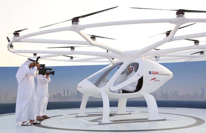 While the whole of Russia is trying to make an unmanned vehicle, an unmanned flying taxi began to be tested in Dubai - Innovations, Technics, The science, Idea, Dubai, Taxi, Flight