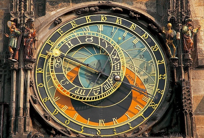 Amazing Prague clock, by which you can recognize several types of time at once - Clock, Prague, Story, Astrolabe, Video, Longpost