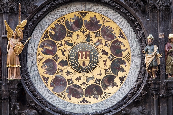 Amazing Prague clock, by which you can recognize several types of time at once - Clock, Prague, Story, Astrolabe, Video, Longpost