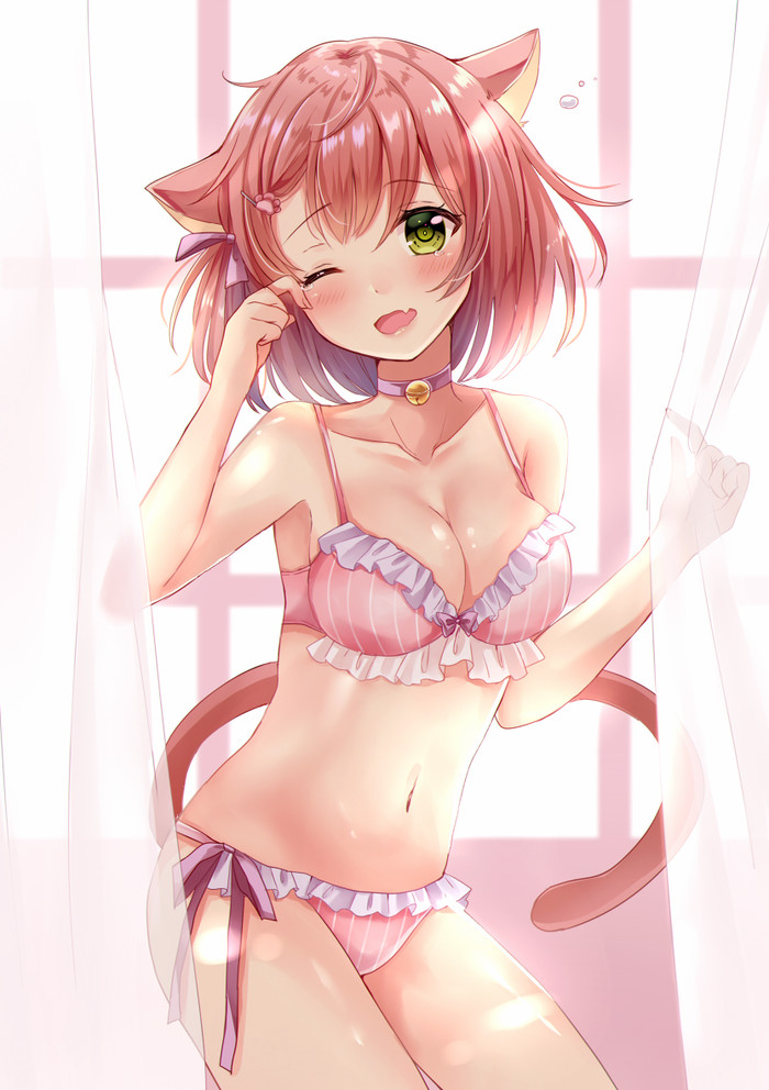 Ohayou~ - NSFW, Anime Art, Аниме, Anime Original, Панцу, Nеko