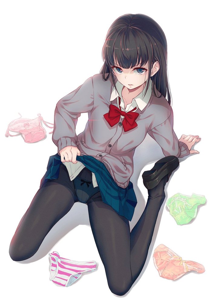 Anime Art - NSFW, Anime art, Anime, Anime original, Tights, Pantsu