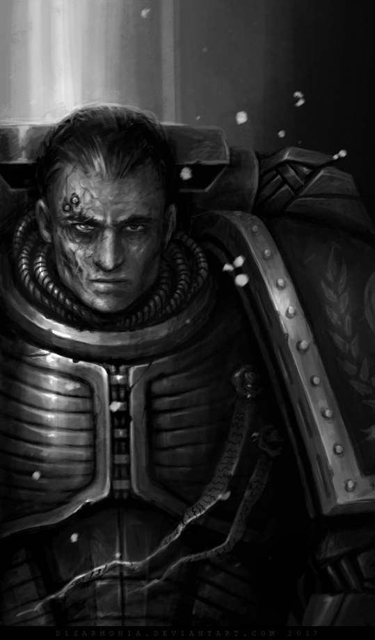 Guaire - Warhammer 40k, Wh Art, D1sarmon1a, Space Marine