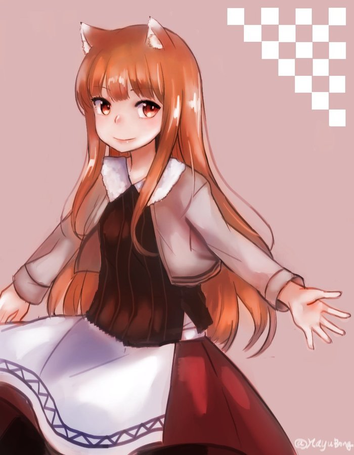 Horo / Holo - Anime art, Anime, Spice and Wolf, Horo holo, Holo, 