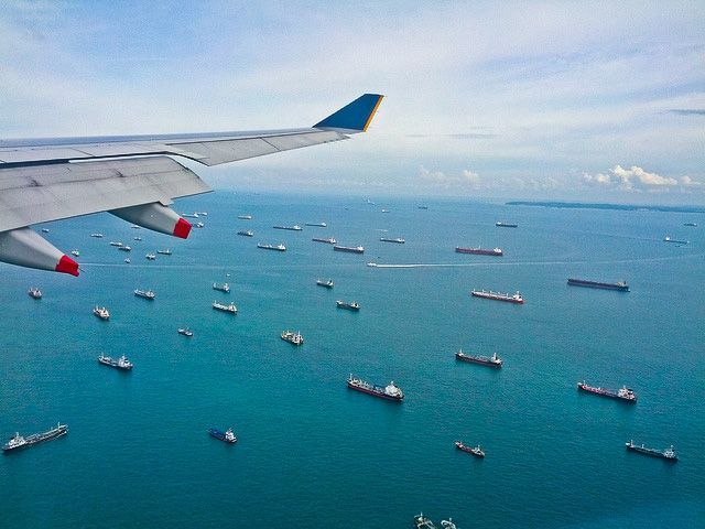 Strait of Malacca - Vessel, Port, Strait, Cargo transportation, Sea, Longpost