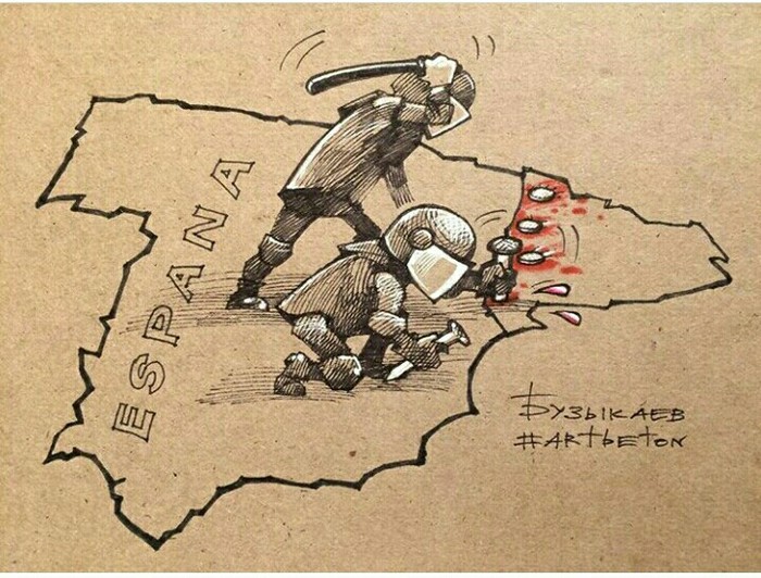 Referendum in Catalonia Spain - Catalonia, Referendum, Caricature, Politics