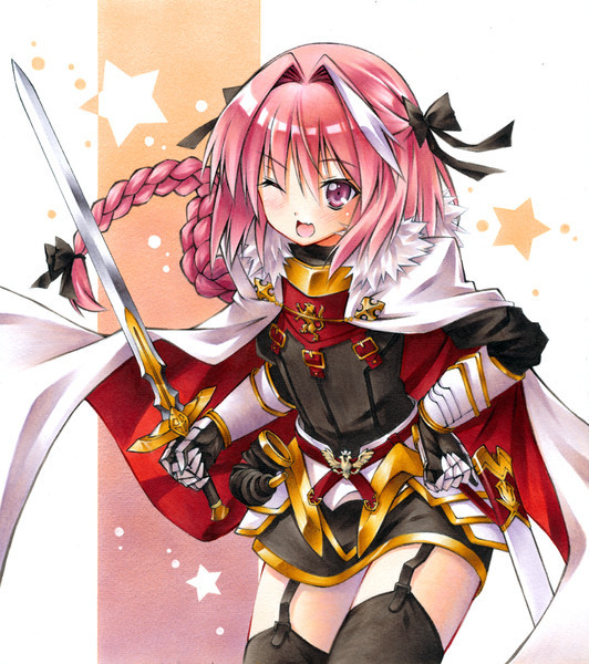 Astolfo - NSFW, Astolfo, Anime art, Trick, Longpost, Fate apocrypha, Anime