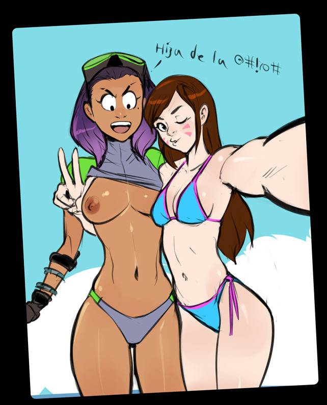 Sombra&D.va - NSFW, Overwatch, Sombra, Dva, Longpost