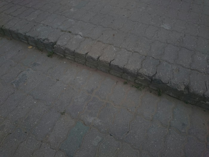 N layers of pavers - My, Paving stones, Russia, Workers