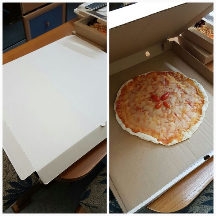 Bought a box - pizza as a gift - Pizza, Delivery, Box, Pizzeria