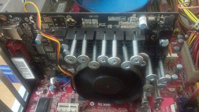 The client said that this way the cooling is better. - Video card, Computer Repair, Rukozhop, Hello reading tags