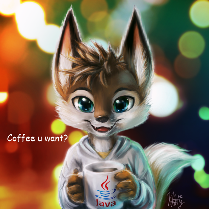 Coffee u want? , , Java, Furry Fox, Thanshuhai