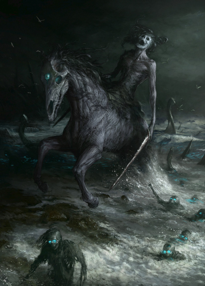 Nuckelavee - Art, Drawing, Nuckelavee, Artem Demura