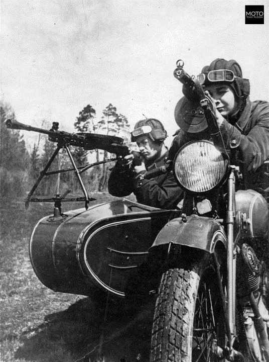 WWII retro motorcycles of the times of the USSR - Moto, Motorcycles, Motorcyclist, Motorcycle season, The Great Patriotic War, Military equipment, the USSR, Made in USSR, Longpost, Motorcyclists