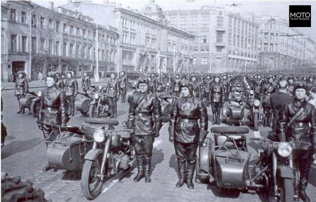 WWII retro motorcycles of the times of the USSR - Moto, Motorcycles, Motorcyclist, Motorcycle season, The Great Patriotic War, Military equipment, the USSR, Made in USSR, Longpost, Motorcyclists