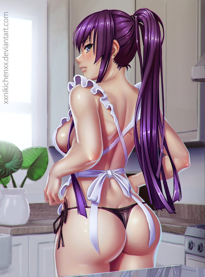 Busujima Saeko - NSFW, Anime, Anime art, Saeko Busujima, School of the Dead, Booty, XxNIKICHENxx