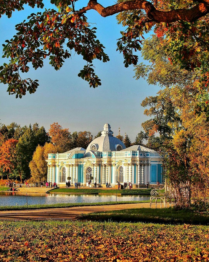 Павильон Грот в Екатерининском парке - Пушкин, Не поэт, Осень